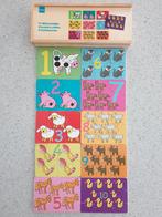HEMA 10 cijferpuzzeltjes, Kinderen en Baby's, Speelgoed | Kinderpuzzels, Ophalen, 2 tot 4 jaar, 10 tot 50 stukjes, Zo goed als nieuw