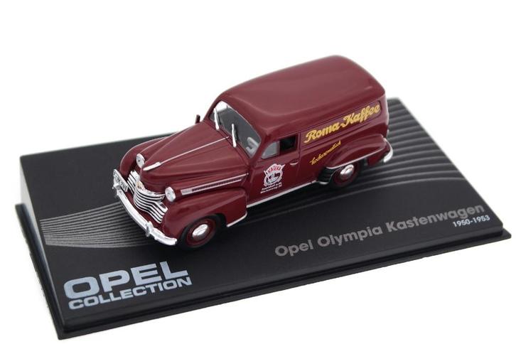 28065: Opel olympia Kastenwagen "roma kaffee" - 1950-1953, Hobby en Vrije tijd, Modelauto's | 1:43, Zo goed als nieuw, Auto, Overige merken