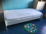 bed, Huis en Inrichting, Slaapkamer | Bedden, Ophalen, 90 cm, Eenpersoons, Wit