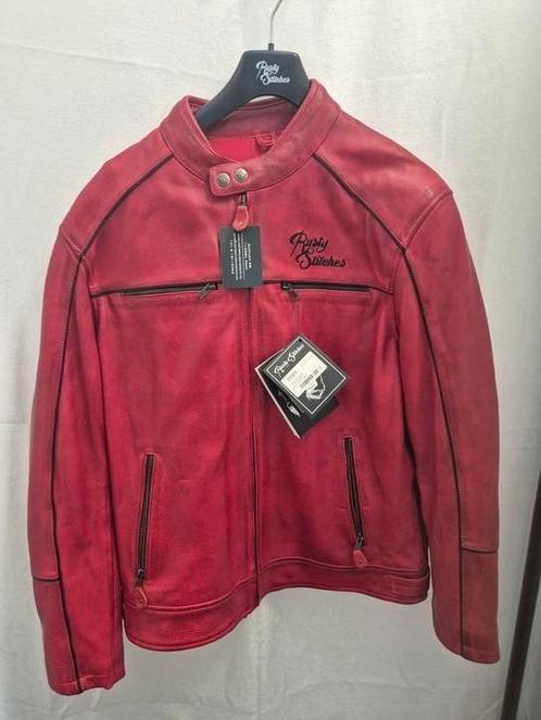 Rusty Stitches Motorjas Leer L, Motoren, Kleding | Motorkleding, Jas | leer, Heren, Nieuw zonder kaartje, Ophalen of Verzenden