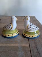 Set van 2 decoratieve keramische vogels, Ophalen of Verzenden