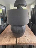 Unieke oude grijze Kruiklamp, Huis en Inrichting, Lampen | Tafellampen, Ophalen, Zo goed als nieuw, Minder dan 50 cm