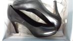 manfield hakken zwart leer leren gala freeflex 10cm, Ophalen, Zwart, Nieuw, Schoenen met hoge hakken