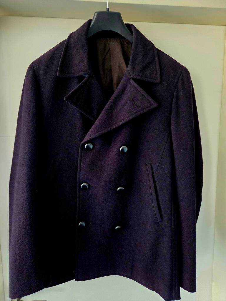 Blauwe Jas van het designmerk Caruso, Maat 52/54 (L), Blauw, Ophalen of Verzenden, Zo goed als nieuw