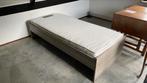 Beterbed bed Bossflex 400 90x200 Gold Latex Deluxe Extra, Ophalen, 90 cm, Eenpersoons, Wit