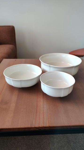 3 serveer schalen Villeroy en Boch Manoir salade dessert beschikbaar voor biedingen