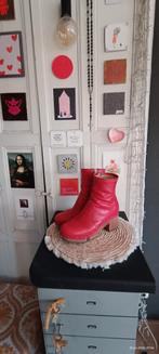 Grünbein Bella Laarsjes - Maat 39, Kleding | Dames, Schoenen, Lage of Enkellaarzen, Ophalen of Verzenden, Zo goed als nieuw, Rood