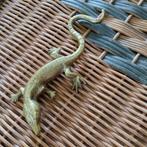 Hagedis salamander reptiel messing 20cm incl. verzending €20, Ophalen of Verzenden, Koper