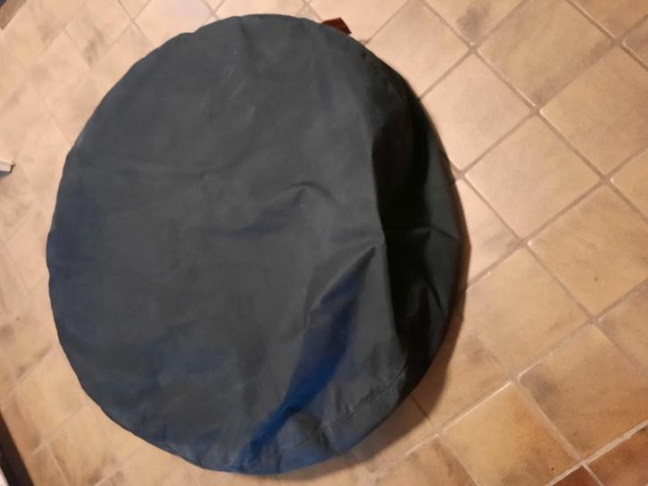 Zwarte zitzak 100 cm diameter zgan, Huis en Inrichting, Zitzakken, Zo goed als nieuw, Zwart, Ophalen
