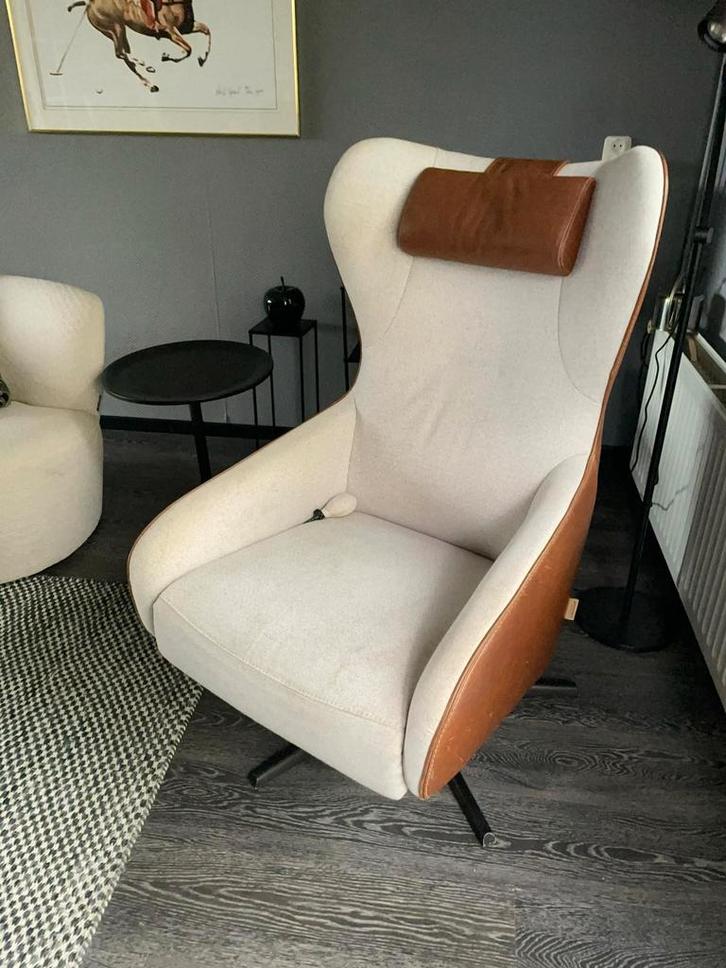 Luxe Relaxstoe van Prominentl met Accu & Voetenbank, Huis en Inrichting, Fauteuils, Ophalen