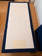 Elektr. Boxspring 180x200 Midnight Blue (ZONDER MATRASSEN), Huis en Inrichting, Slaapkamer | Bedden, Ophalen, Gebruikt, Blauw