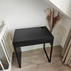 MICKE Bureau, zwartbruin, 73x50 cm, Huis en Inrichting, Bureaus, Ophalen, Gebruikt