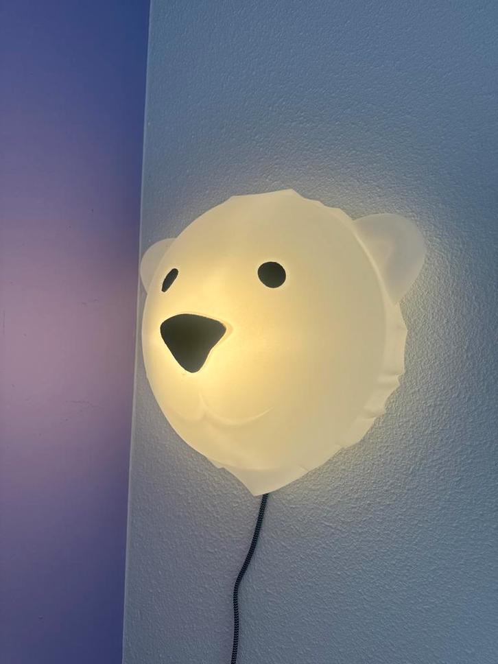 Leuke Kinderkamer Lamp - Beer, Huis en Inrichting, Lampen | Wandlampen, Zo goed als nieuw, Kunststof, Ophalen of Verzenden