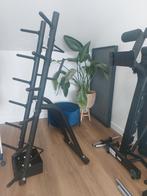 Gorilla Sports opbergrek voor halterschijven, Sport en Fitness, Fitnessmaterialen, Ophalen, Zo goed als nieuw