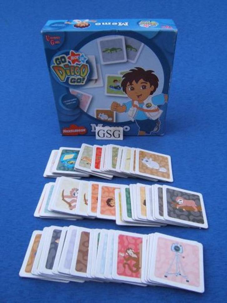Go Diego go memo nr. 08120-03, Hobby en Vrije tijd, Gezelschapsspellen | Overige, Gebruikt, Ophalen
