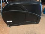 Thule Fietskoffer + Montagestandaard + 2 x Wieltassen, Ophalen of Verzenden, Gebruikt, Overige typen