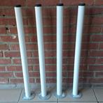 Ikea Adils Tafelpoot - Wit 4X, Tafelpoot, 50 tot 100 cm, Rond, Zo goed als nieuw