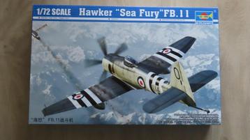 Hawker Sea Fury Koninklijke Marine Trumpeter 1/72 beschikbaar voor biedingen