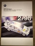 BMW Miniaturen 1998 brochure/folder E1 M5 E39 M3 GTR 320 STW, BMW, Ophalen of Verzenden, Zo goed als nieuw