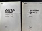Gebruikshandleiding sony DAT recorder, Ophalen of Verzenden, Sony