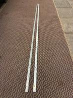 RVS Piano Scharnieren 126cm - Nieuw (2 stuks), Doe-het-zelf en Verbouw, Hang- en Sluitwerk, Ophalen of Verzenden, Nieuw, Rvs, Scharnier