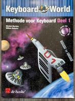 Keyboard World deel 1 + CD - Michiel Merkis & Willem Aukema, Ophalen of Verzenden, Zo goed als nieuw