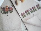 Borduurpatroon  Bloemen rand   nr 2599, Hobby en Vrije tijd, Borduren en Borduurmachines, Verzenden, Nieuw, Handborduren, Patroon