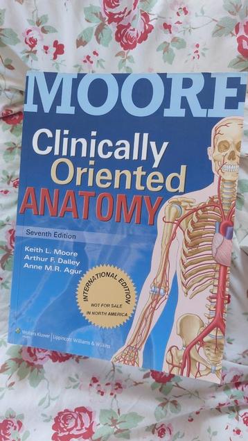 Clinically oriented anatomy Moore seventh edition beschikbaar voor biedingen