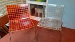 Vintage Design Stoelen Set, Huis en Inrichting, Stoelen, Ophalen, Gebruikt, Twee, Metaal