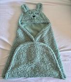 Turquoise Jollein baby wikkeldeken/badcape, Verzenden, Zo goed als nieuw, Deken