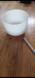 Klankschaal van kristal  30,5cm - Chakra, Yoga, Zen, Ophalen, Zo goed als nieuw