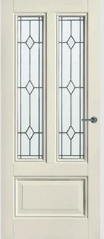 Cando binnendeur compleet met Glas in lood 83 X 201,5, Doe-het-zelf en Verbouw, Deuren en Horren, Ophalen, 80 tot 100 cm, Binnendeur