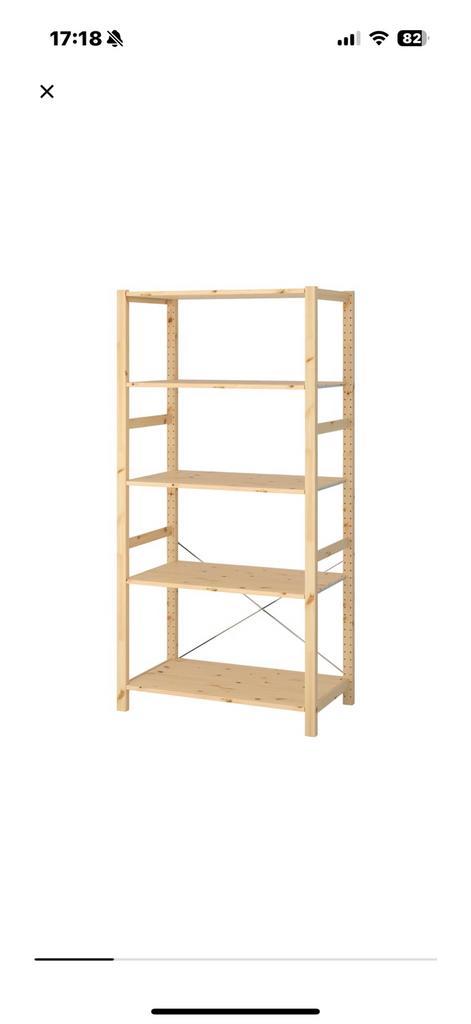 Ikea IVAR stellingkast, 4 stuks en 1 smalle, Huis en Inrichting, Kasten | Stellingkasten, Zo goed als nieuw, Ophalen