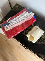Vaggenstok met Nederlandse vlag en plastic vlaggenstokhouder, Ophalen, Zo goed als nieuw