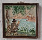 Mooie cloisonnè tegel, Porceleyne fles Delft, Ophalen of Verzenden