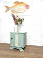 Vintage nachtkastje  oud kastje halkastje, Ophalen, Gebruikt