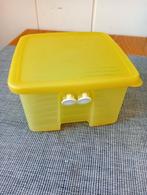 Tupperware Fridgesmart bewaardoos 1 L geel, Huis en Inrichting, Keuken | Tupperware, Ophalen of Verzenden, Gebruikt, Geel, Bak of Kom