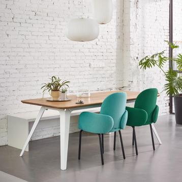 Dining Table Fold Puik Design, white frame NEW! beschikbaar voor biedingen