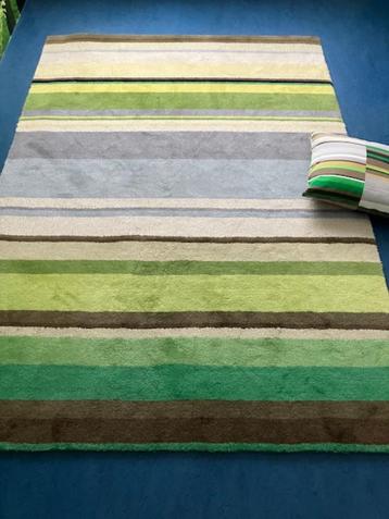 Ikea Stockholm, hoogpolig wollen vloerkleed, 170x240, groen beschikbaar voor biedingen