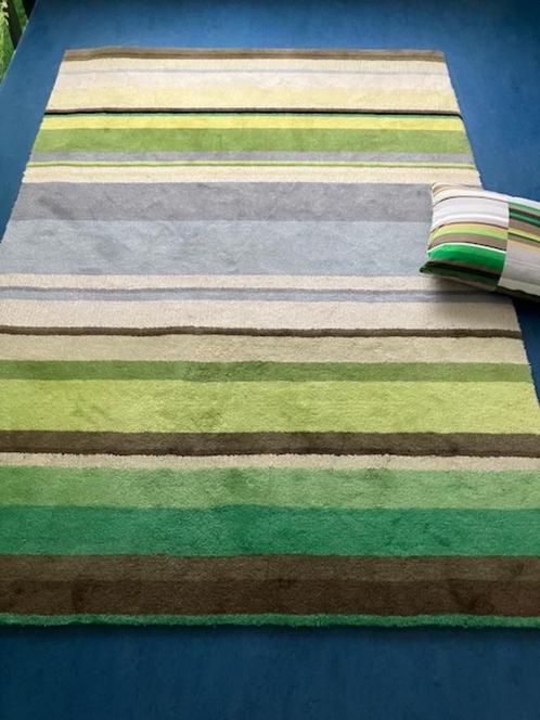 Ikea Stockholm, hoogpolig wollen vloerkleed, 170x240, groen, Huis en Inrichting, Stoffering | Tapijten en Kleden, Zo goed als nieuw