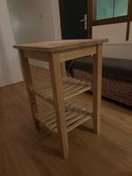 Hakblok / roltafel IKEA BEKVÄM, Huis en Inrichting, Keuken | Keukenelementen, Ophalen, Bruin, Gebruikt, 50 tot 100 cm