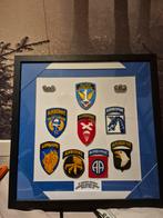 Tweede wereldoorlog airborne medailles patches orgineel, Ophalen of Verzenden, Landmacht, Amerika, Embleem of Badge