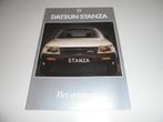brochure Datsun Stanza  1982, Verzenden, Zo goed als nieuw, Overige merken