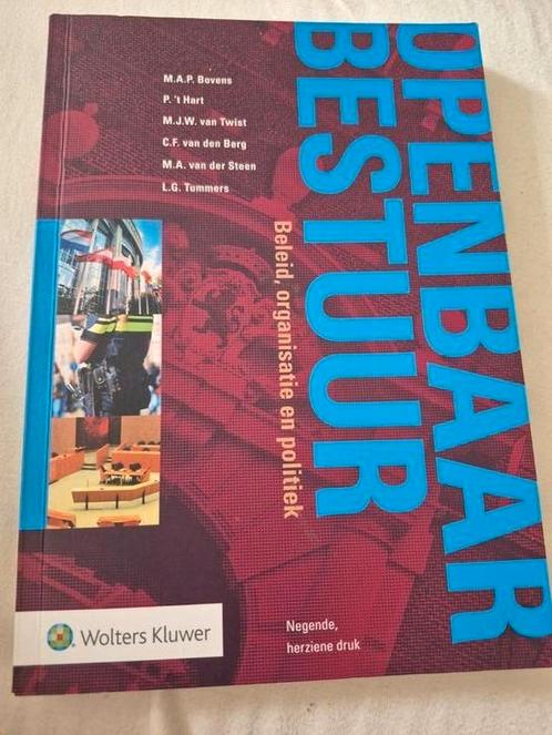 Openbaar Bestuur, Boeken, Wetenschap, Zo goed als nieuw, Sociale wetenschap, Ophalen of Verzenden