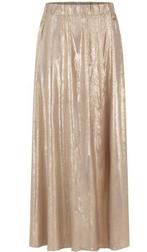 KIMARA rok L goud *~~nieuw~~*, Kleding | Dames, Rokken, Verzenden, Nieuw, Maat 42/44 (L), Onder de knie