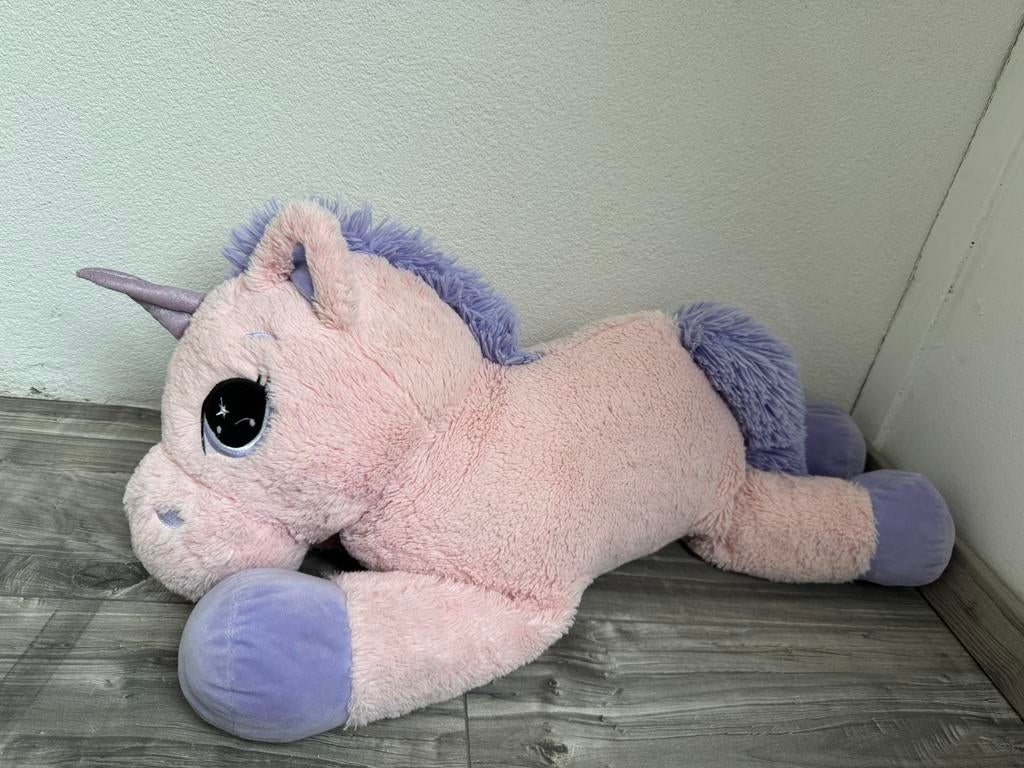Grote eenhoorn knuffel, Kinderen en Baby's, Speelgoed | Knuffels en Pluche, Ophalen, Zo goed als nieuw