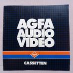 Leuke oude sticker.   AGFA AUDIO VIDEO Cassetten., Ophalen of Verzenden, Zo goed als nieuw, Overige typen