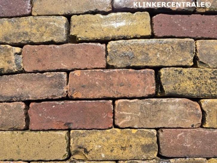 540m2 gemêleerd oud gebakken klinkers, 7-duimers dikform., Tuin en Terras, Tegels en Klinkers, Gebruikt, Klinkers, Keramiek, 10 m² of meer