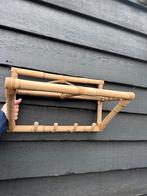 Vintage Rotan Kapstok met Hoedenplank, Ophalen, Gebruikt, Overige typen, Minder dan 2 meter