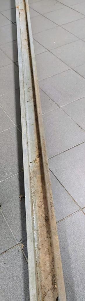 Oprijplaten - 2 stuks, 4 meter, Doe-het-zelf en Verbouw, Metalen, Gebruikt, Aluminium, Ophalen of Verzenden